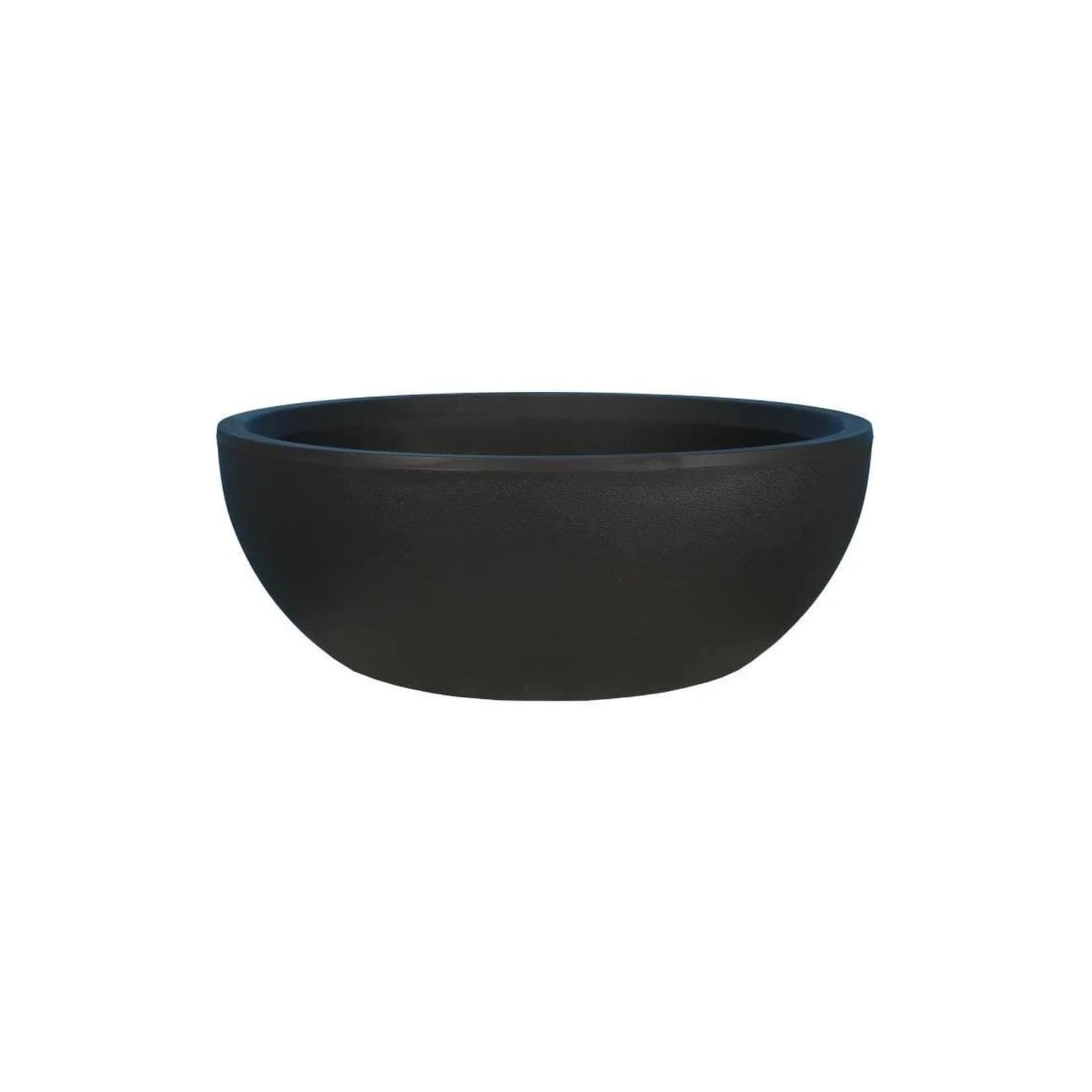 RIVIERA Blumentopf D40 Schwarz Kunststein