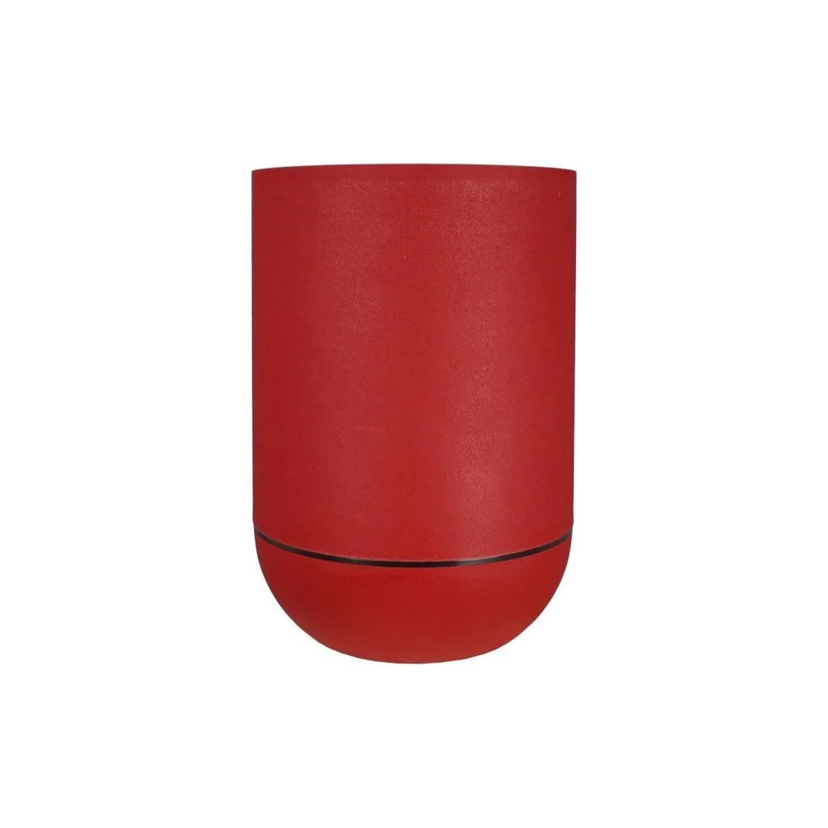 RIVIERA Tulpenblumentopf Granit D40 rot