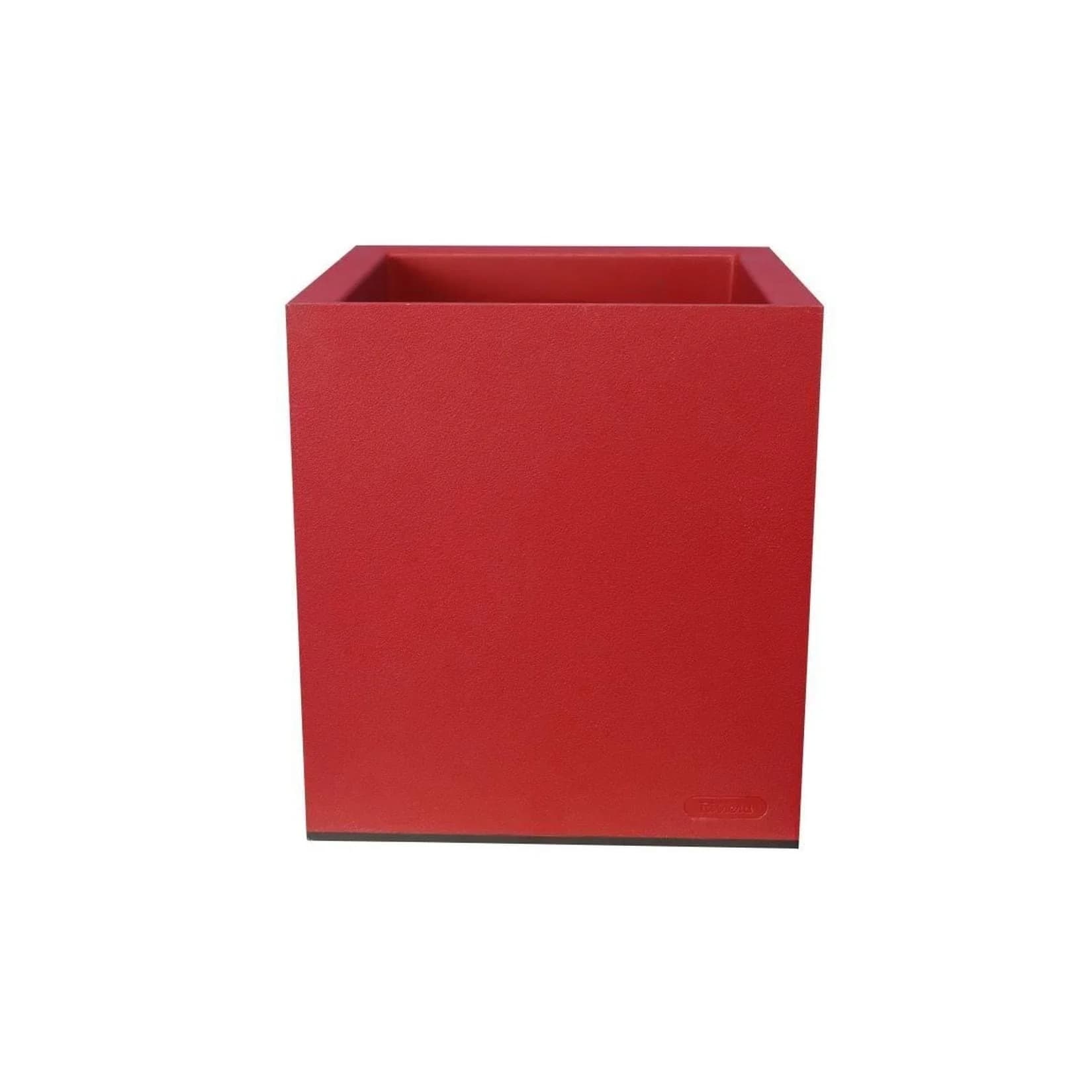 RIVIERA Pflanzkübel Granit Bac 40x40 cm Rot