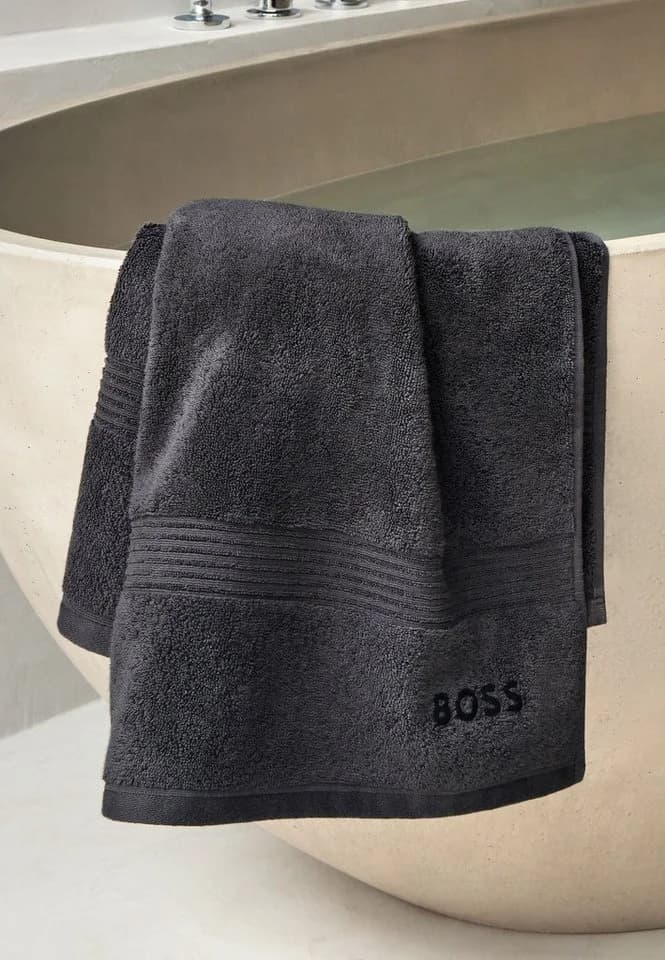 BOSS Home Handtuch LOFT Schwarz Frottier 100% Baumwolle - Bild 3
