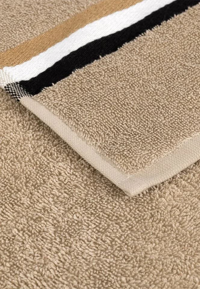 BOSS Home Duschtuch BLINEA Beige Frottier mit BOSS-Band - Bild 4