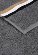 BOSS Home Duschtuch BLINEA Grau Frottier mit BOSS-Band Bordüre Bild 1