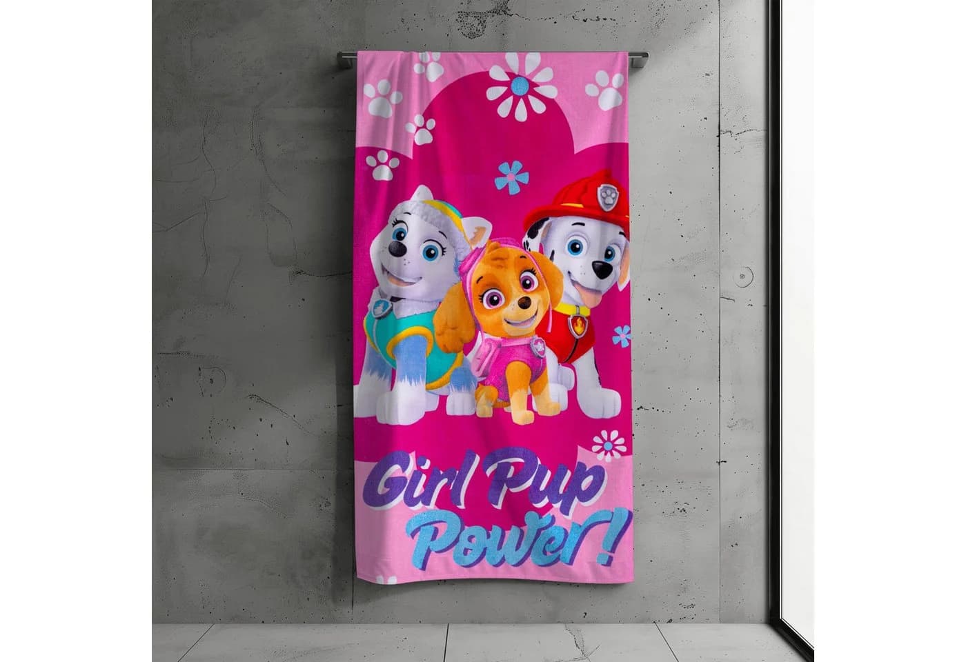 PAW PATROL Strandtuch 70x140 cm Rosa 100% Baumwolle - Bild 2