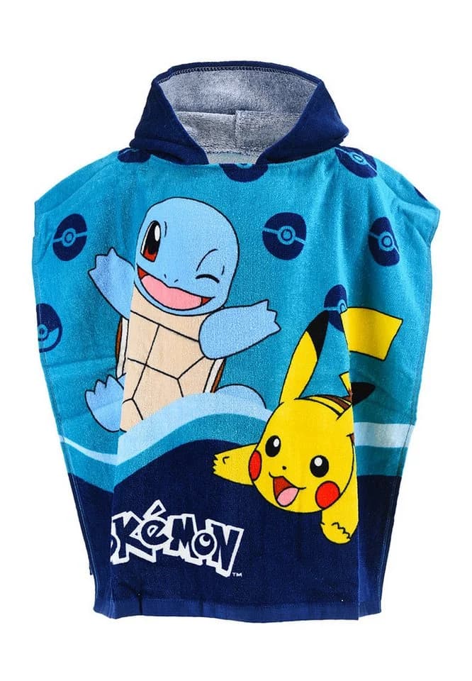 Pokémon Bademantel Pikachu Kinder Kapuze Baumwolle - Bild 2