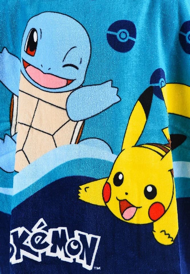 Pokémon Bademantel Pikachu Kinder Kapuze Baumwolle - Bild 4