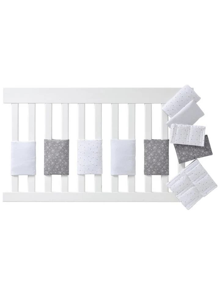 Vertbaudet Babybett-Polster Polarwolf 10er Set Klettverschluss - Bild 2