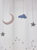 vertbaudet Kinderzimmer Vorhang MOND & STERNE Baumwolle Weiß Bild 4