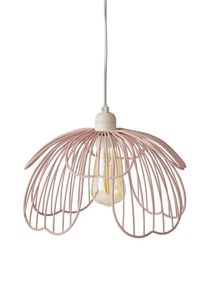vertbaudet Lampenschirm Kinderzimmer BLÜTE Blütenform Rosa Metall - Bild 2