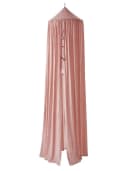 vertbaudet Betthimmel Baumwolle Rosa Pompon 300cm Bild 1
