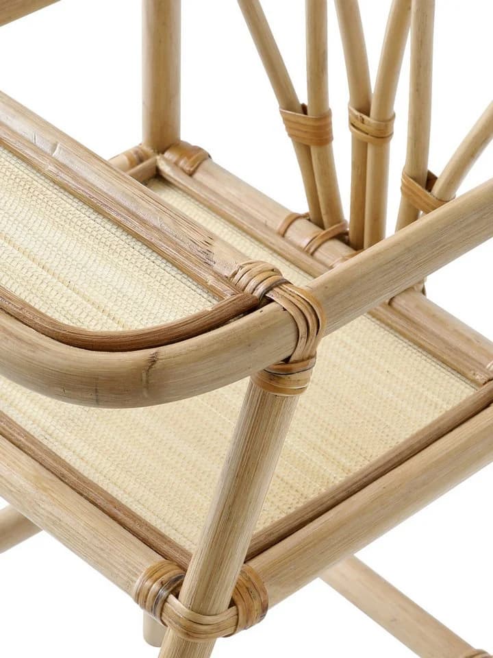 vertbaudet Puppen Hochstuhl Rattan MINI BOHO - Bild 5