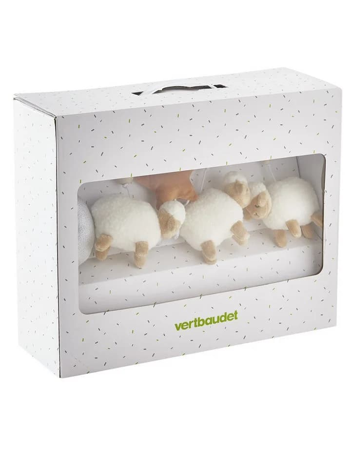 vertbaudet Mobile Baby Musikmobile Schäfchen