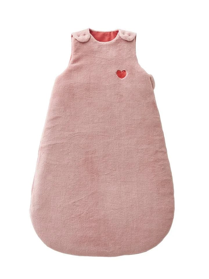 vertbaudet Babyschlafsack ALASKA Rosa Winterschlafsack 3 TOG abnehmbare Ärmel
