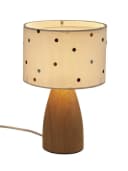 vertbaudet Nachttischlampe Bunt mit Holzfüßen Bild 1