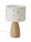 vertbaudet Nachttischlampe Bunt mit Holzfüßen Bild 2