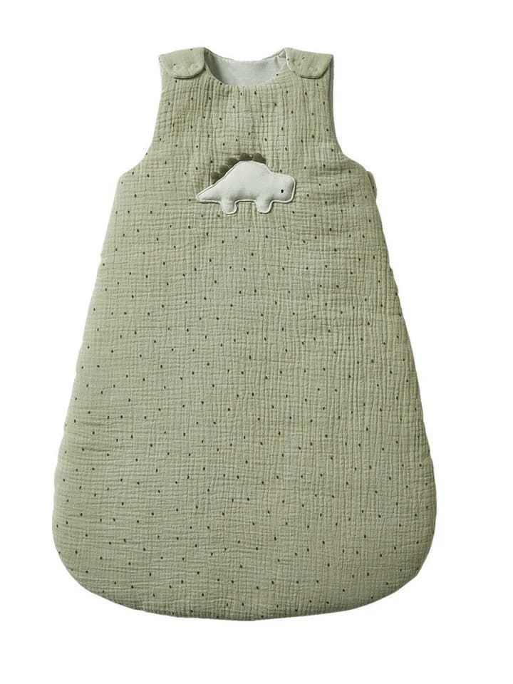 vertbaudet Babyschlafsack KLEINER DINO Sommerschlafsack 2,5 TOG Grün - Bild 2