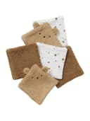 vertbaudet Baby Waschlappen 6er-Pack Bär Frottee & Musselin Bild 2