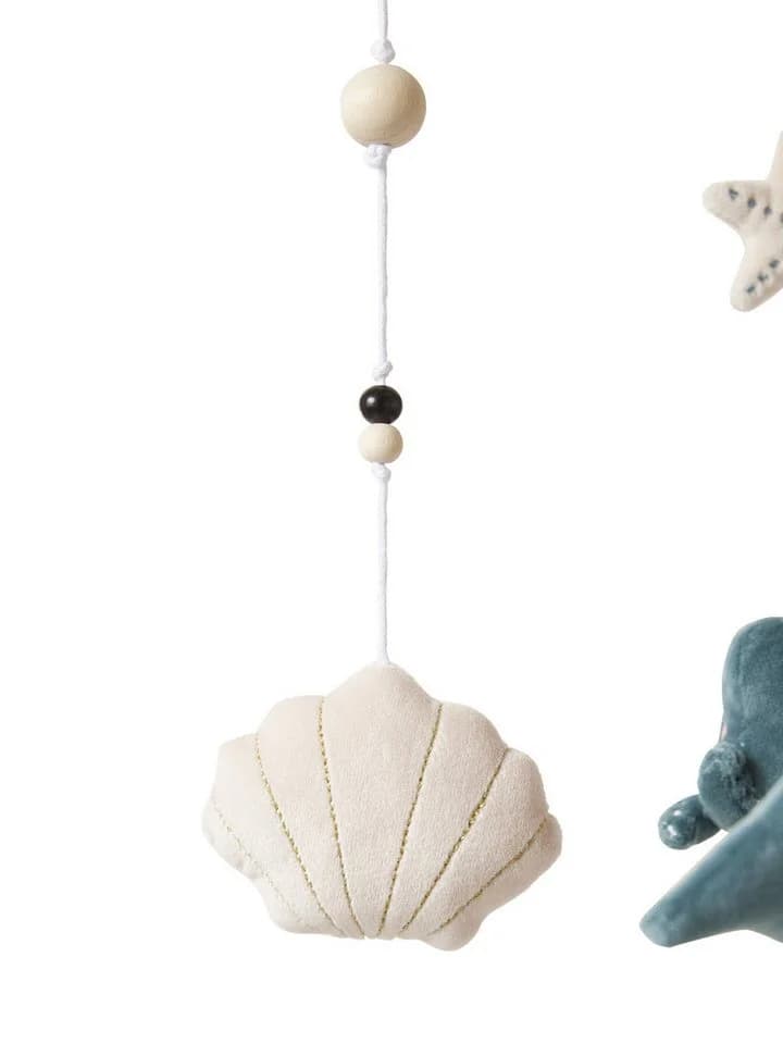 vertbaudet Mobile Baby Musikmobile Ozean Blau