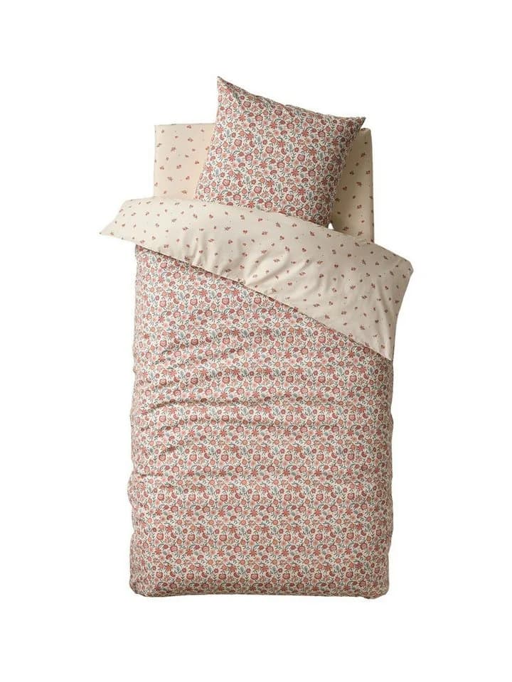 vertbaudet Kinder-Bettwäsche-Set Wendbar Floral Blumenprint - Bild 2