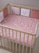 vertbaudet Bettumrandung Set 6-tlg. Rosa Waldspaziergang Bild 3