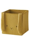 vertbaudet Aufbewahrungsbox 2er-Set Kinderzimmer Musselin Gelb Bild 1