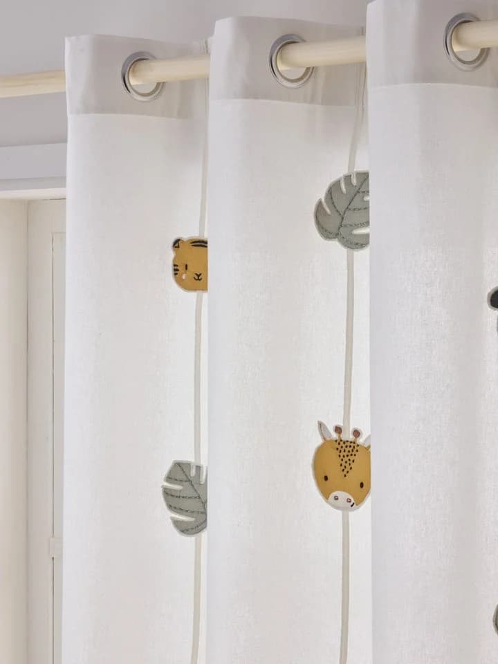 vertbaudet Vorhang Kinderzimmer PANDAFREUNDE Baumwolle - Bild 3