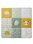 vertbaudet Babydecke Pandafreunde Patchwork Grün Bild 2