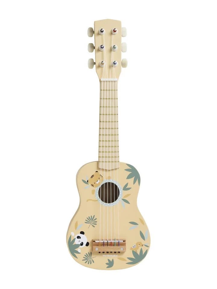 vertbaudet Holz-Gitarre für Kleinkinder FSC® Beige - Bild 2