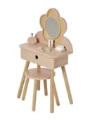 vertbaudet Spielwerkbank Kinder Schminktisch mit Zubehör Holz FSC® Rosa Bild 2