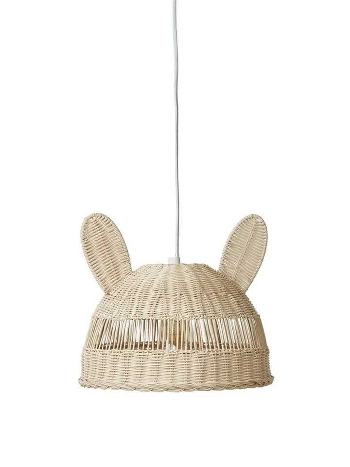 vertbaudet Lampenschirm Kinderzimmer Rattan HASE - Bild 2