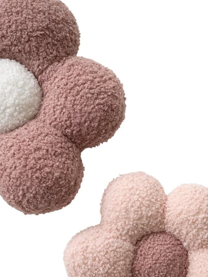 vertbaudet Traumfänger 3er-Set Kinderzimmer Deko-Stoffblumen Rosa