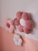 vertbaudet Traumfänger 3er-Set Kinderzimmer Deko-Stoffblumen Rosa Bild 5
