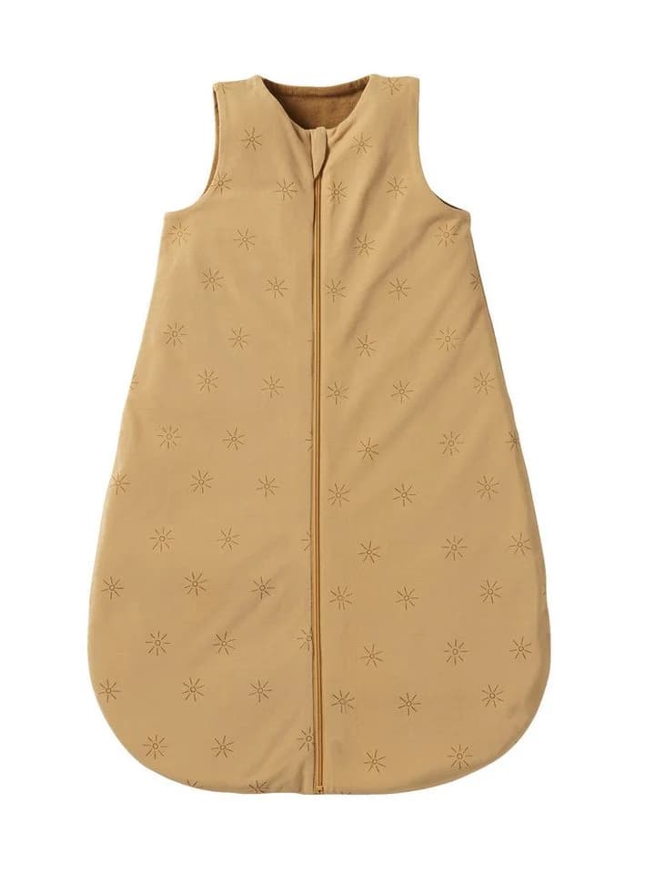 vertbaudet Babyschlafsack BALI Sommer 1 TOG Gelb Jersey Baumwolle