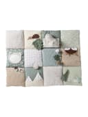 vertbaudet Krabbeldecke Baby Activity-Decke Beige/Grün/Braun Patchwork Bild 1
