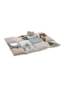 vertbaudet Krabbeldecke Baby Activity-Decke Beige/Grün/Braun Patchwork Bild 3
