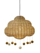 vertbaudet Lampenschirm Wolkenform Rattan Bild 3