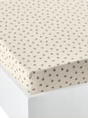 vertbaudet Spannbettlaken Retro Flowers 90x140 cm Baumwolle Bild 1