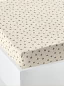 vertbaudet Spannbettlaken Retro Flowers 90x140 cm Baumwolle Bild 2