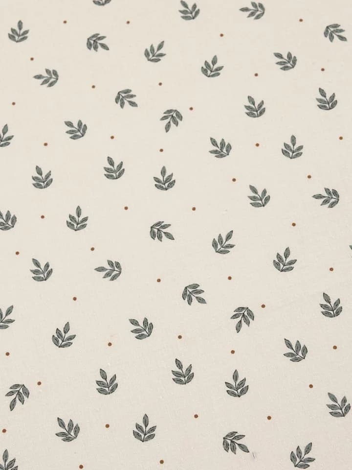 vertbaudet Spannbettlaken Retro Flowers 90x140 cm Baumwolle - Bild 3