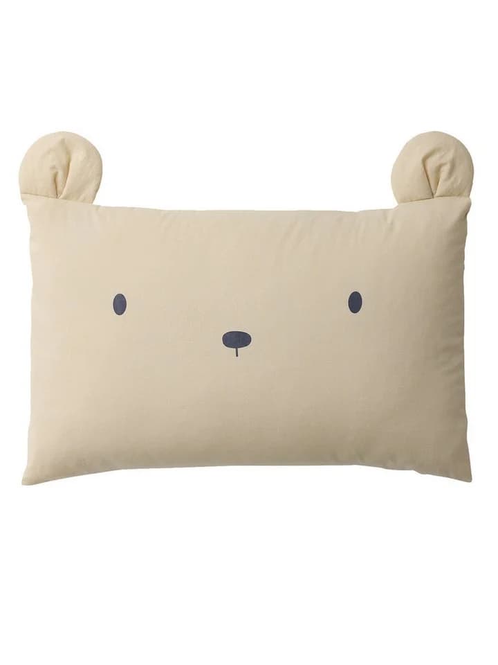 vertbaudet Baby Kissenbezug HYGGE Baumwolle Beige