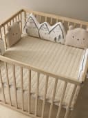 vertbaudet Bettumrandung Baby Laufgitterpolster HYGGE Musselin Polyester Bild 3