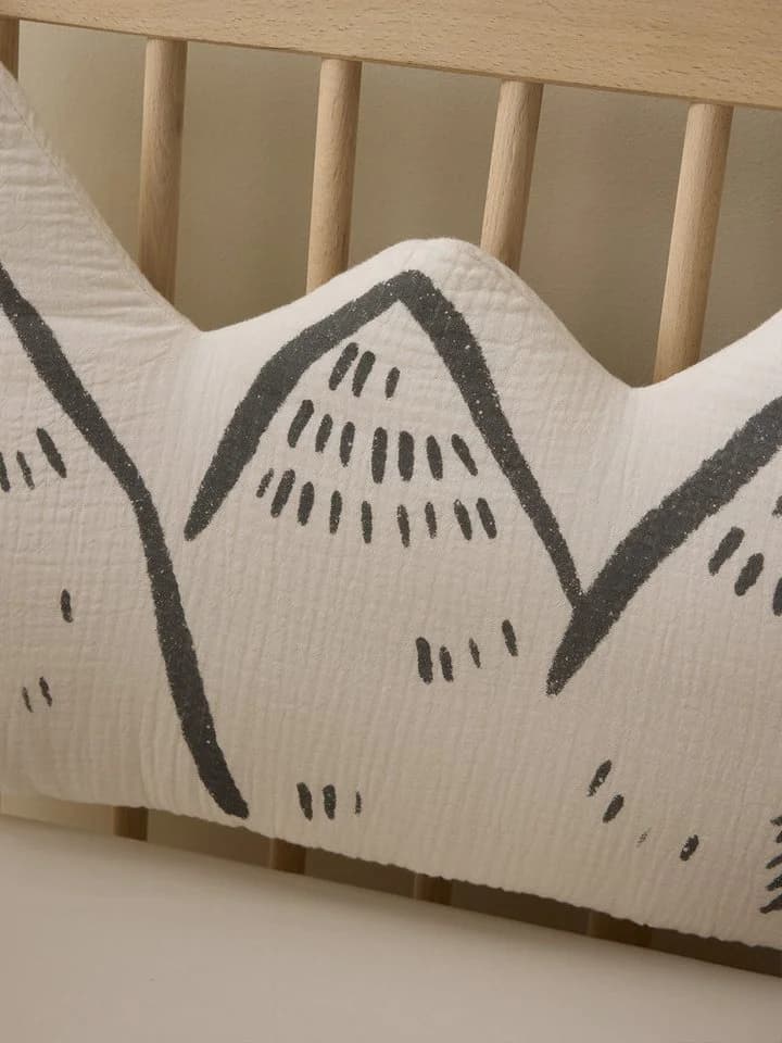 vertbaudet Bettumrandung Baby Laufgitterpolster HYGGE Musselin Polyester - Bild 4