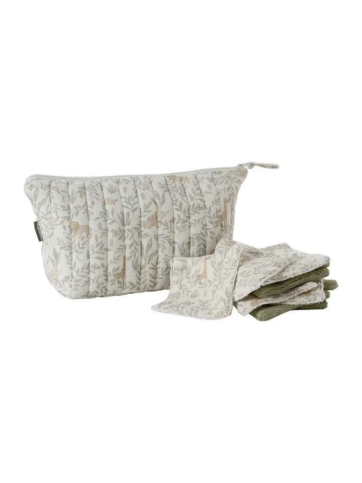 vertbaudet Baby Waschlappen 10er-Pack Beige Jersey Frottee - Bild 2