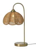 vertbaudet Nachttischlampe Rattan Messing gold Bild 1