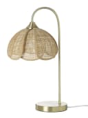vertbaudet Nachttischlampe Rattan Messing gold Bild 2