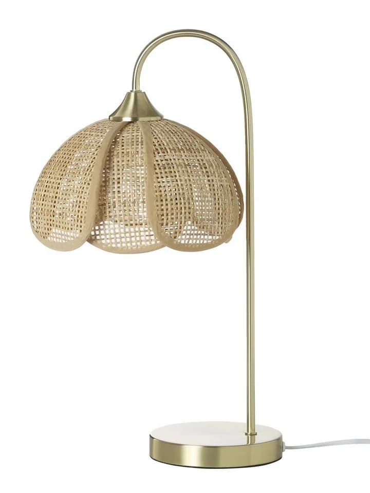 vertbaudet Nachttischlampe Rattan Messing gold - Bild 2