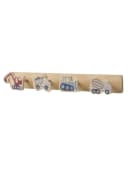 vertbaudet Wandgarderobe Baustellen-Motiv mit 4 Haken Bild 1