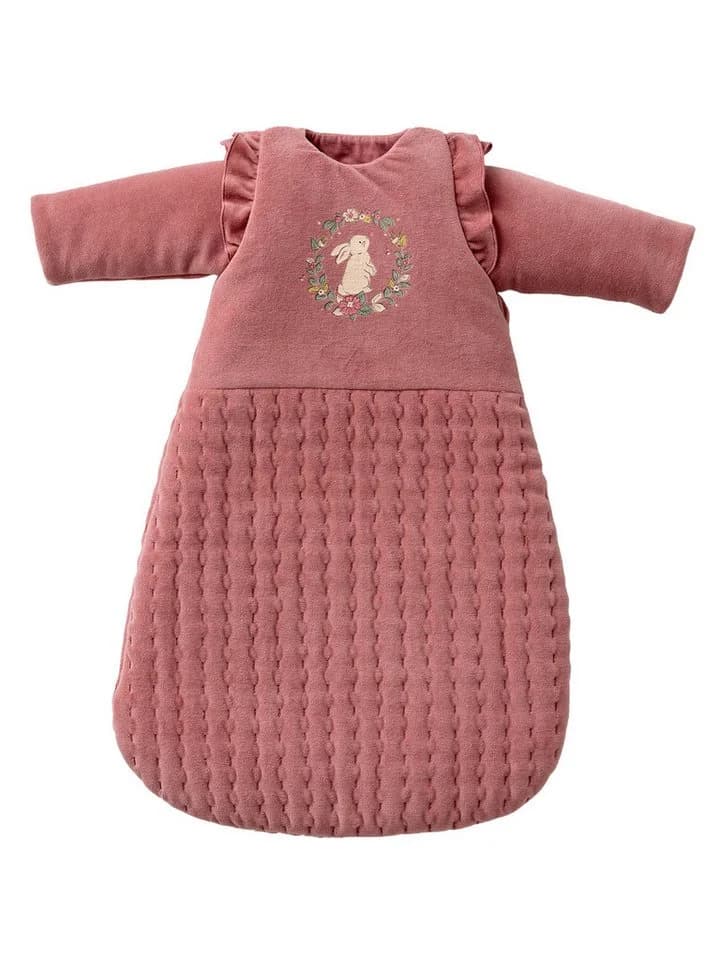 vertbaudet Babyschlafsack Winterschlafsack Verzauberter Hase Rosa 3 TOG