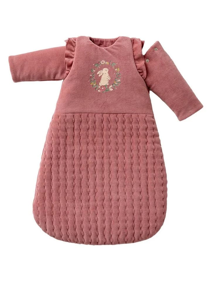 vertbaudet Babyschlafsack Winterschlafsack Verzauberter Hase Rosa 3 TOG - Bild 3