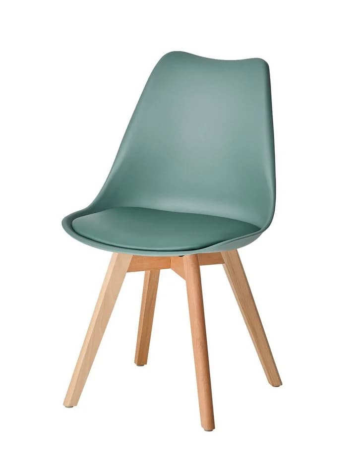 vertbaudet Kinderstuhl SCANDINAVE Grün Kunststoff & Massivholz