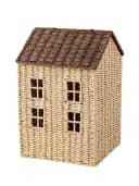 vertbaudet Aufbewahrungskorb HAUS aus Papierkordel Beige Bild 2